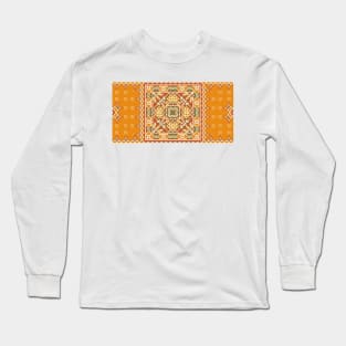 Ethnic Indian Pattern Long Sleeve T-Shirt